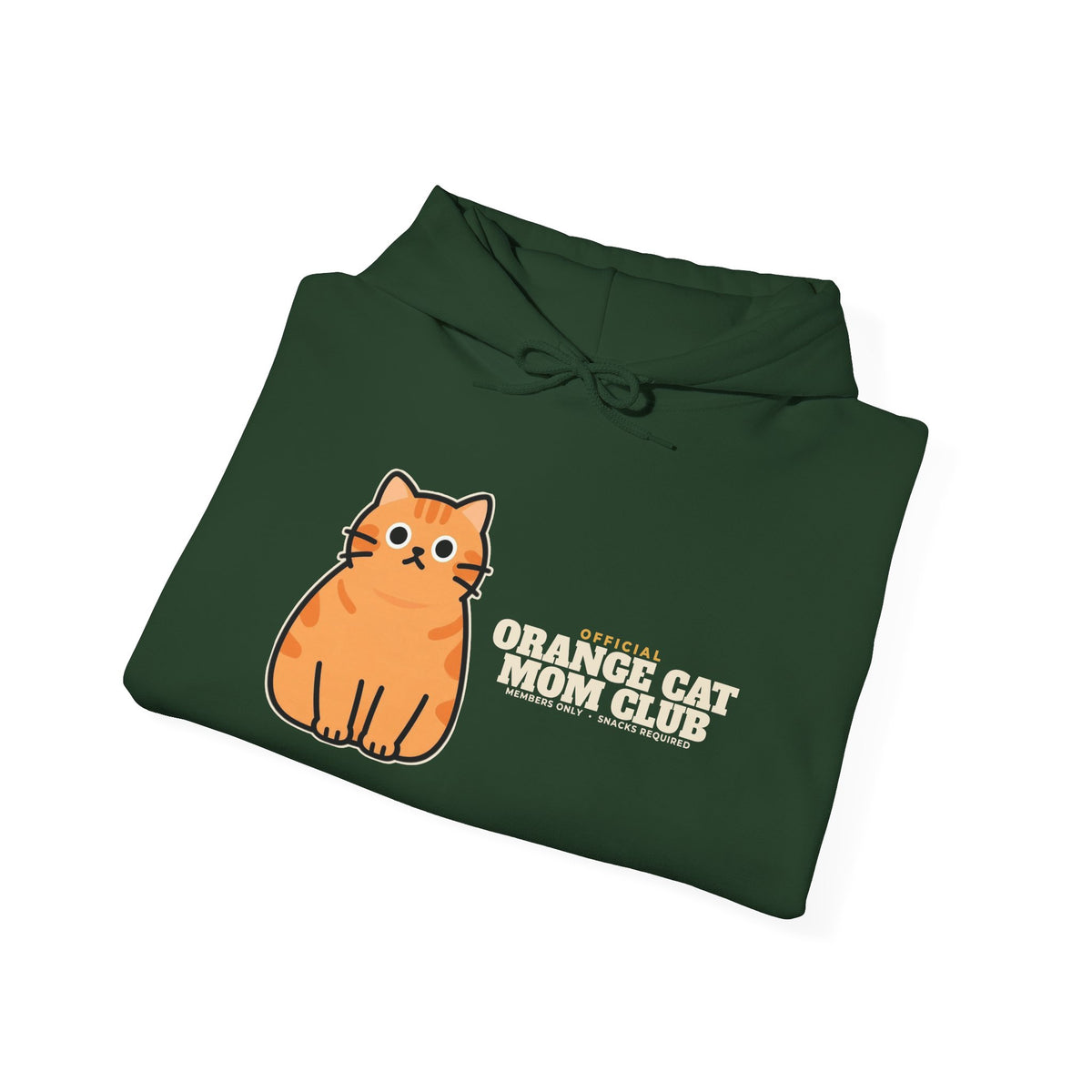 Official Orange Cat Mom Club Hoodie | Orange Cat Mom Gift