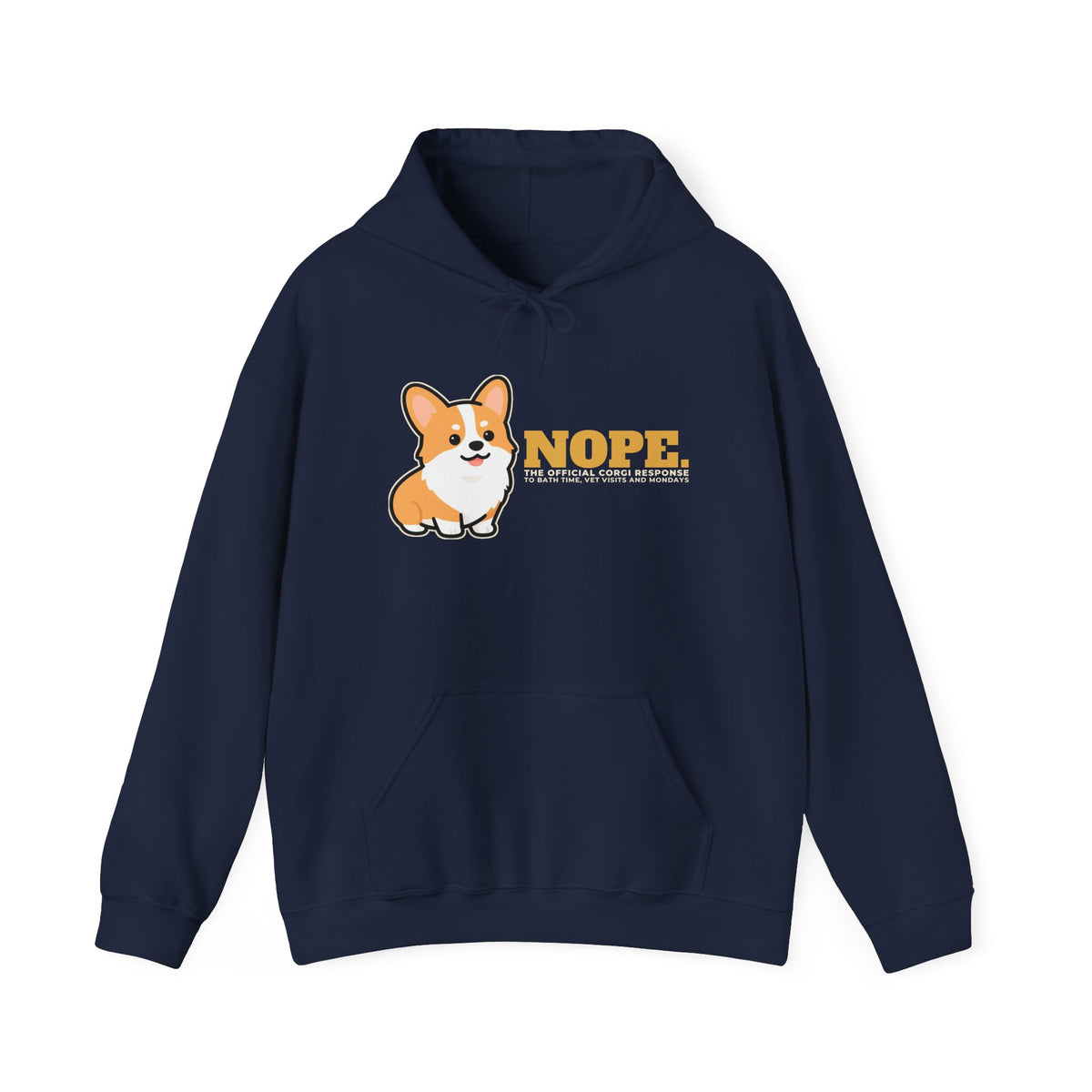 Nope. Funny Corgi Hoodie | Corgi Lover Gift