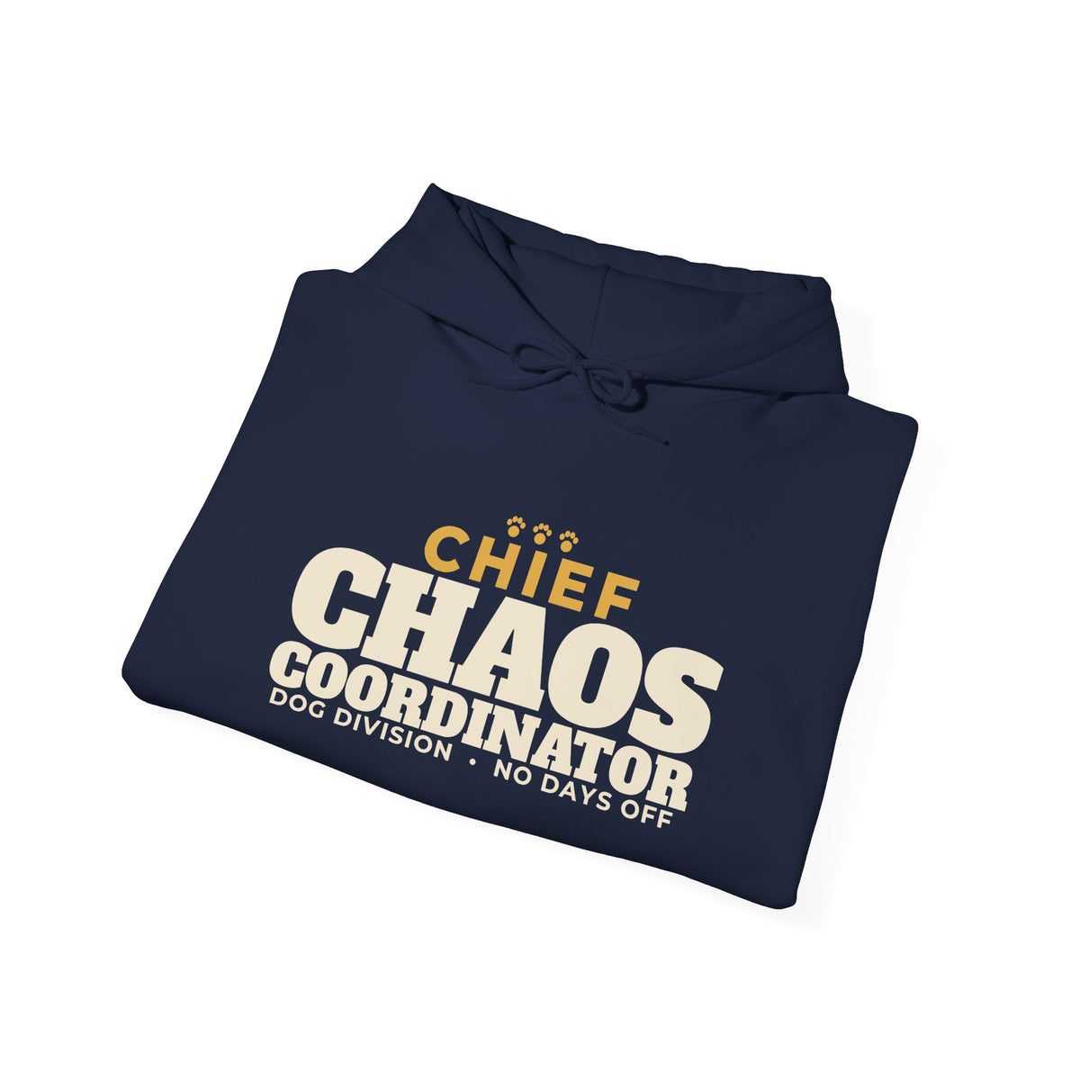 Chief Chaos Coordinator, Dog Division Hoodie | Funny Dog Mom Gift