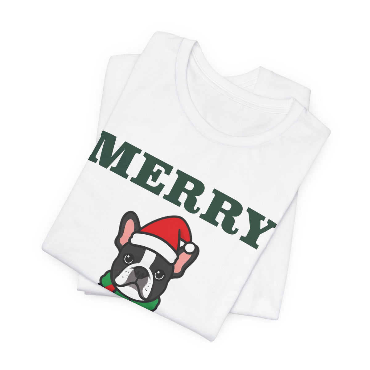 French Bulldog Christmas Shirt | Merry Frenchmas Frenchie Tee | Frenchie Mom Dog Christmas Gift