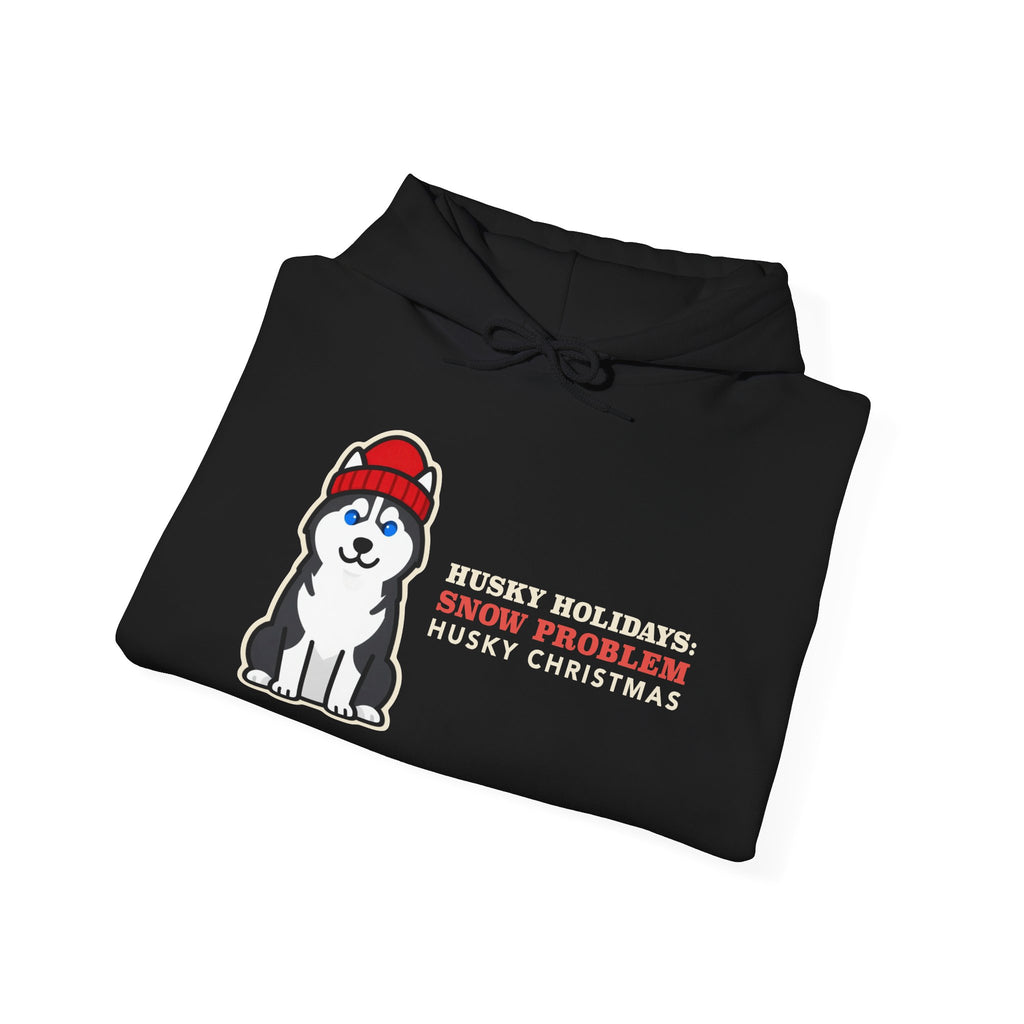 Husky Christmas Hoodie | Siberian Husky Snow Problem Christmas Sweatshirt | Husky Mom Dog Christmas Gift