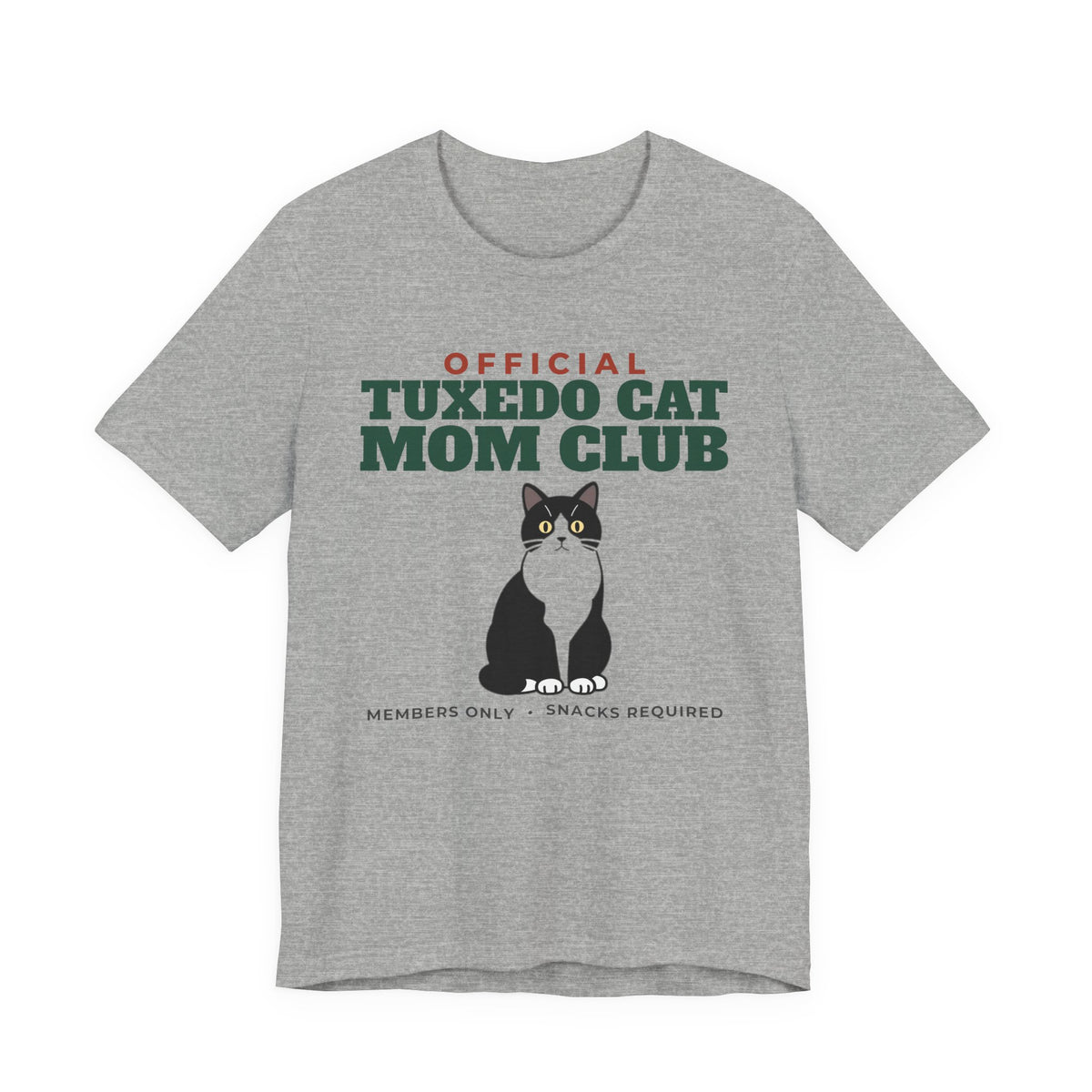 Official Tuxedo Cat Mom Club Tee | Tuxedo Cat Mom Gift