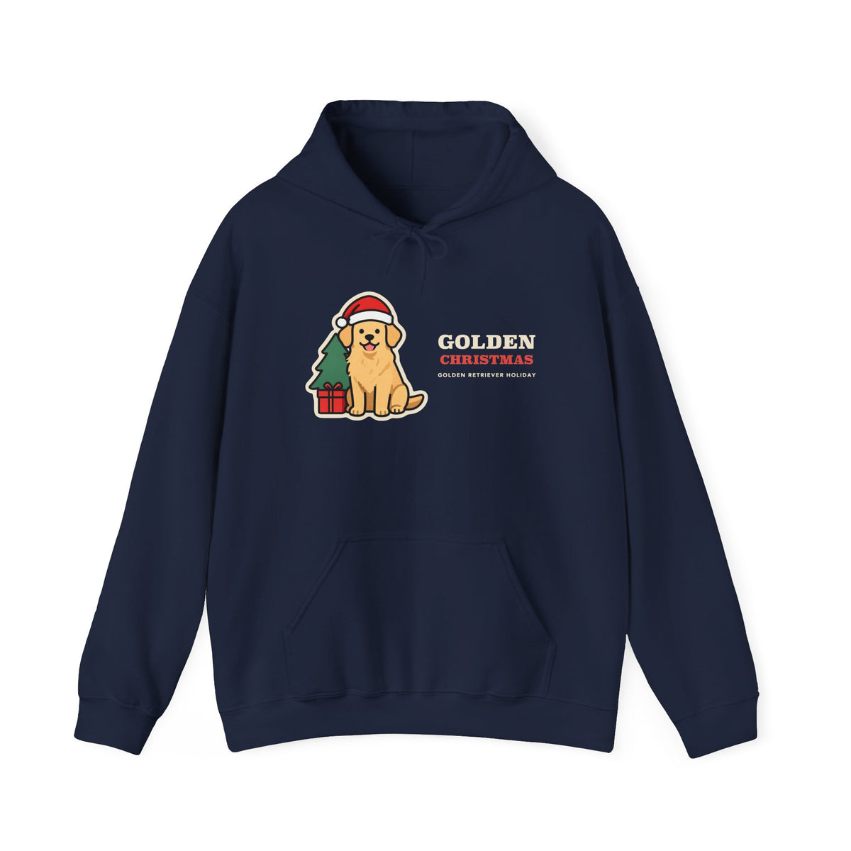 Golden Retriever Christmas Hoodie | Golden Christmas Sweatshirt | Dog Mom Christmas Gift