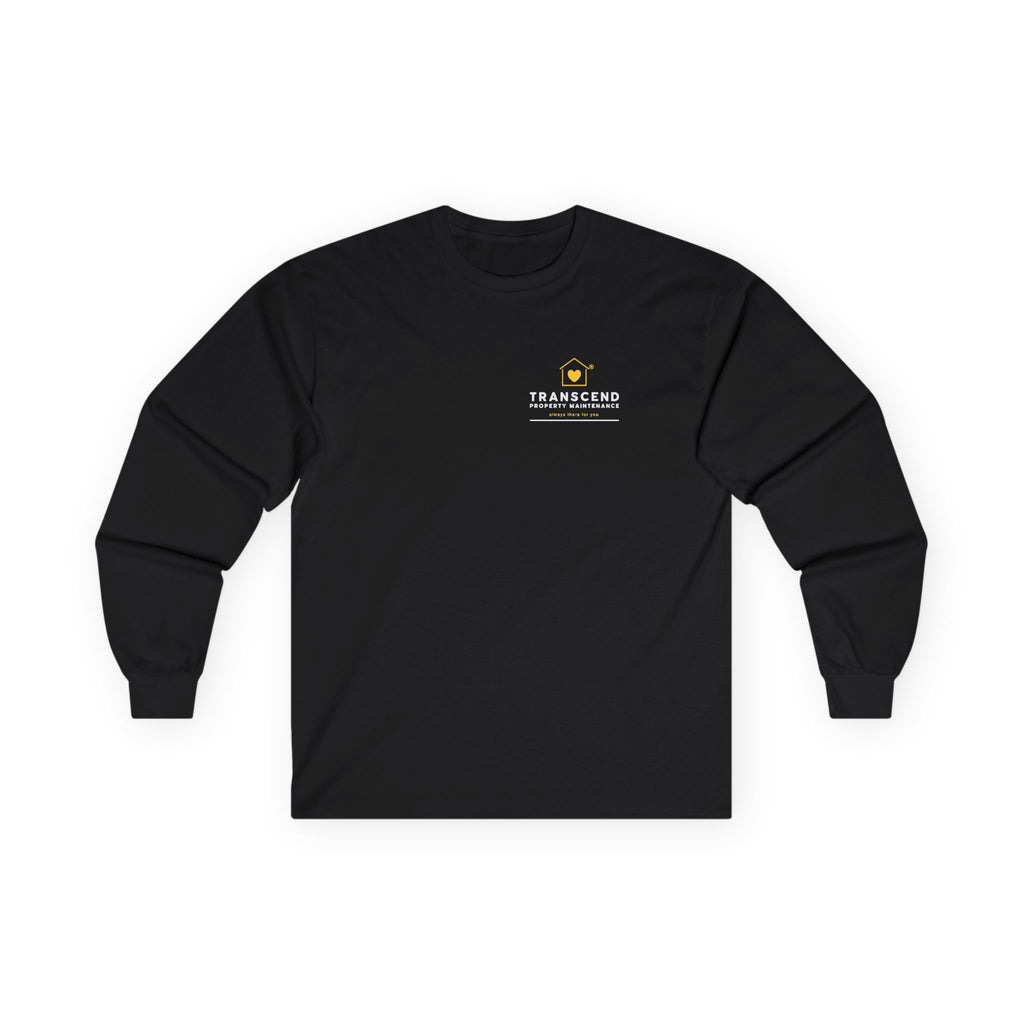 Transcend Property Maintenance Long Sleeve T-Shirt (Black)
