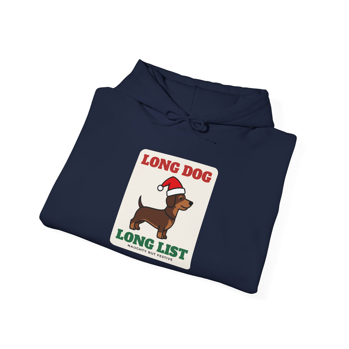 Long Dog, Long List Dachshund Christmas Hoodie | Dachshund Gift