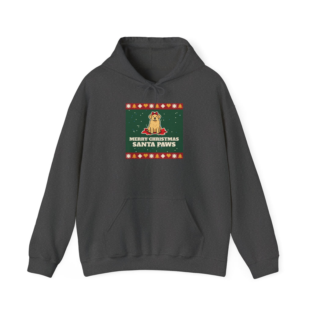 Santa Paws Ugly Christmas Sweater Hoodie