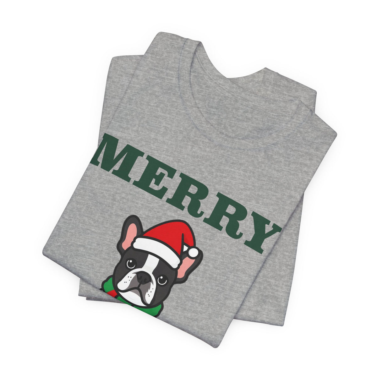 French Bulldog Christmas Shirt | Merry Frenchmas Frenchie Tee | Frenchie Mom Dog Christmas Gift