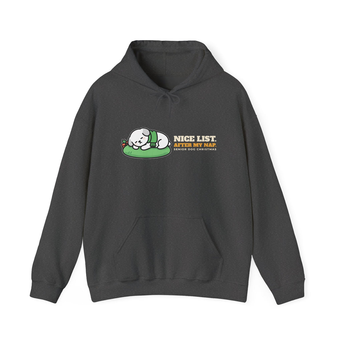Dog Christmas Hoodie - Nice List After My Nap | Dog Dad Christmas Gift
