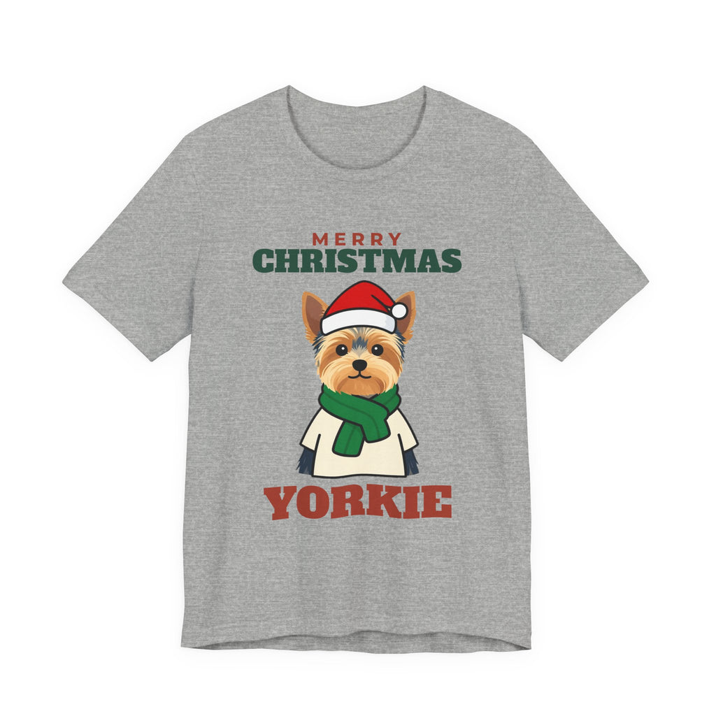 Christmas Yorkie Tee | Merry Christmas Yorkie Gift