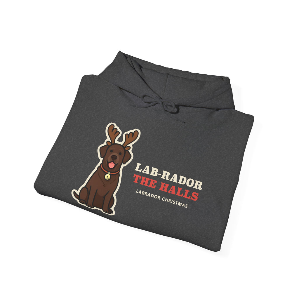 Labrador Christmas Hoodie | Lab Reindeer Christmas Sweatshirt | Lab Mom Dog Christmas Gift