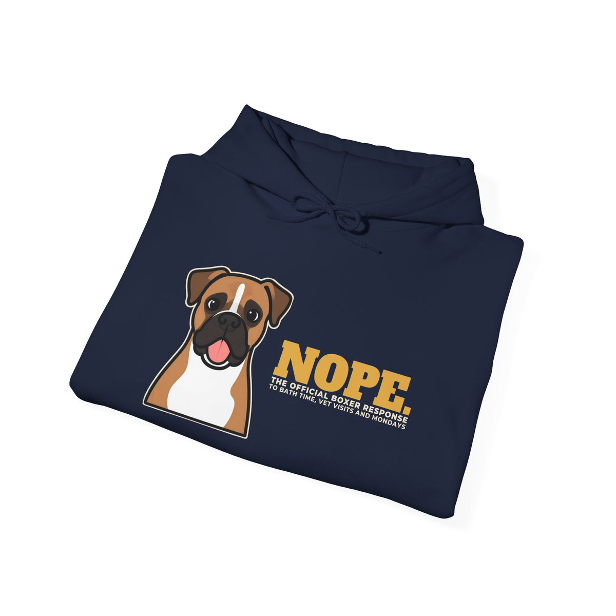 Nope. Funny Boxer Hoodie | Boxer Lover Gift