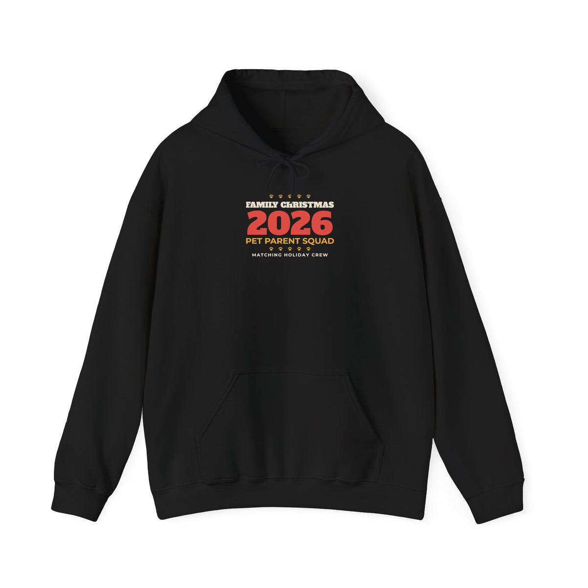 Family Christmas 2026 Pet Parent Squad Hoodie - original hoodie design by Pastime Goods