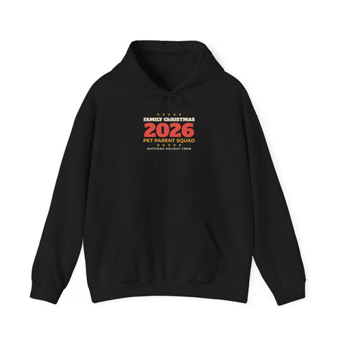 Family Christmas 2026 Pet Parent Squad Hoodie - original hoodie design by Pastime Goods