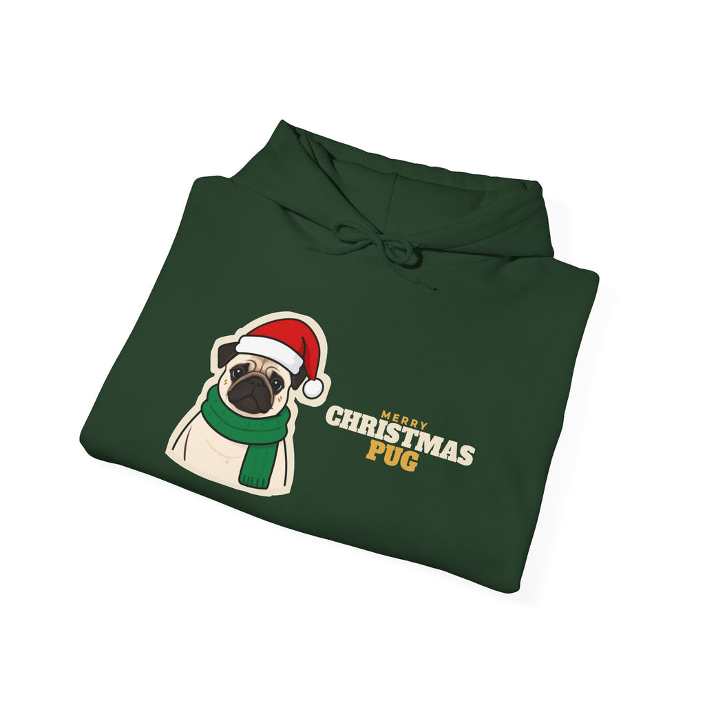 Christmas Pug Hoodie | Merry Christmas Pug Gift