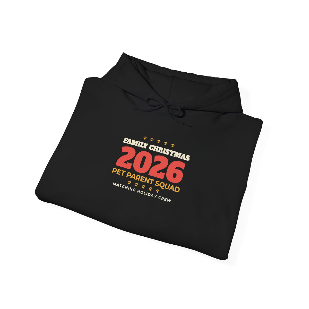 Family Christmas 2026 Pet Parent Squad Hoodie