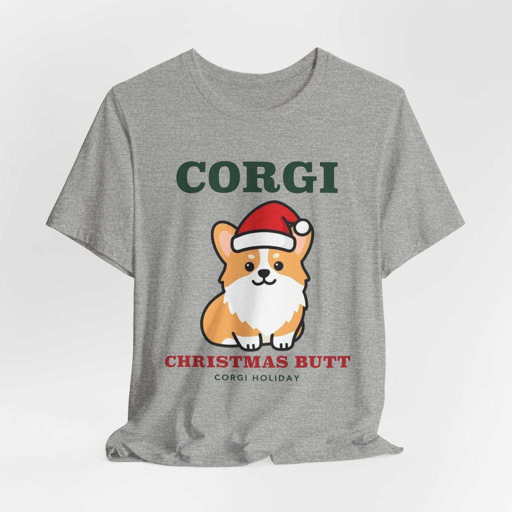 Corgi Christmas Shirt | Corgi Santa Hat Christmas Tee | Corgi Mom Dog Christmas Gift