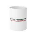 Hot Cocoa and Highland Cows Christmas Mug - original mug design by Pastime Goods