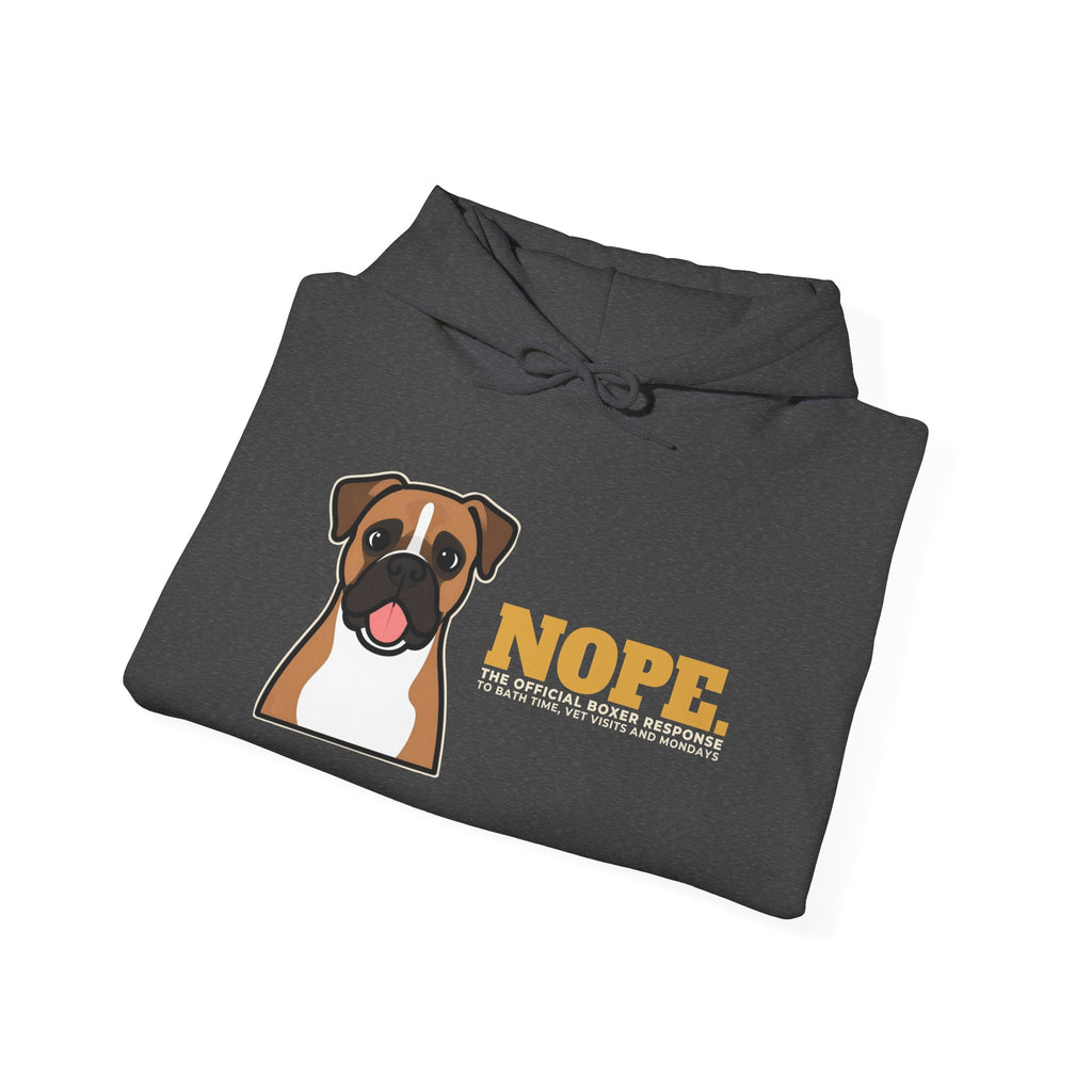 Nope. Funny Boxer Hoodie | Boxer Lover Gift