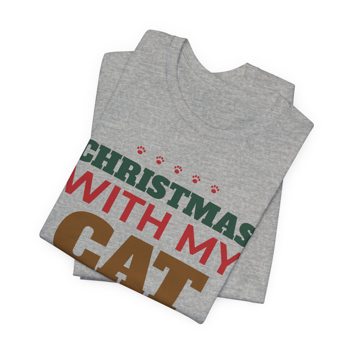 Christmas With My Cat Tee