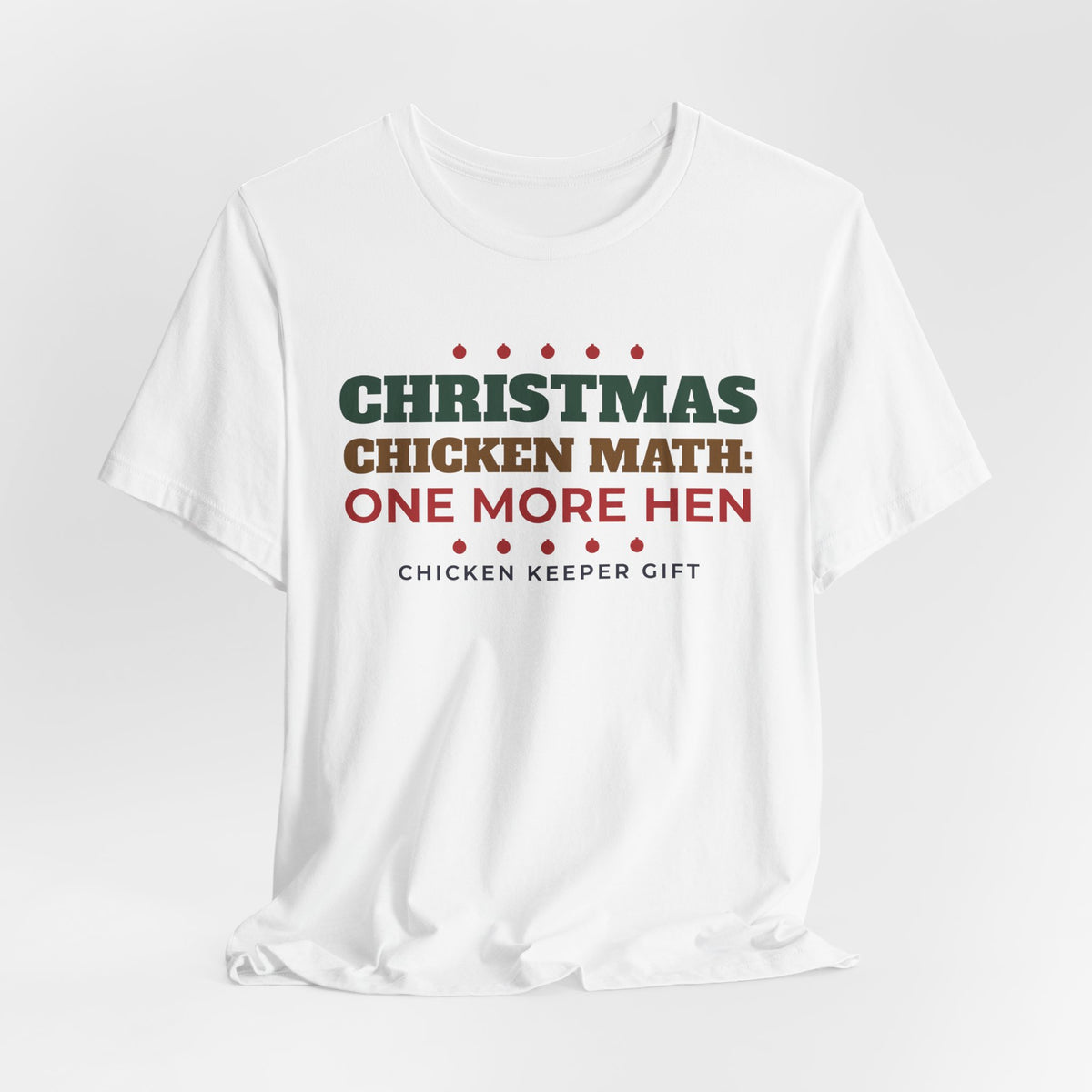 Chicken Math Christmas Tee
