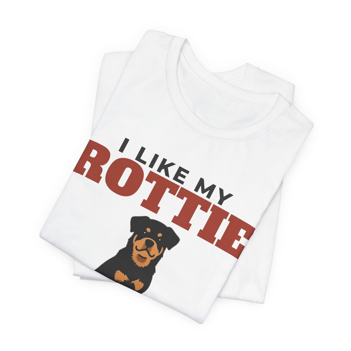 I Like My Rottweiler, Cold Beer and Maybe 3 People Tee | Funny Rottweiler Dad Gift