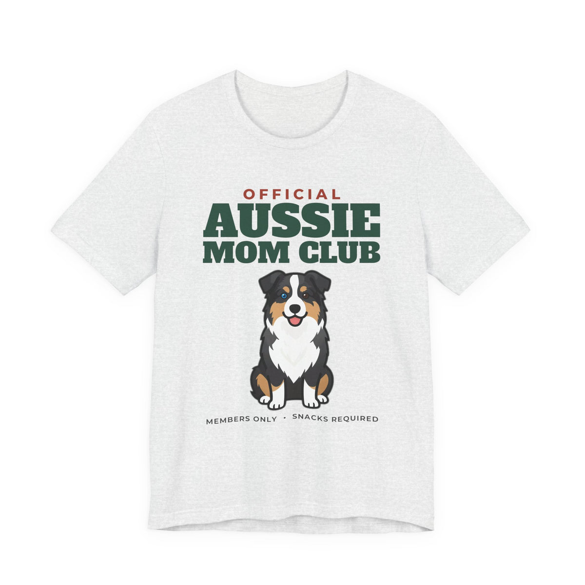 Official Australian Shepherd Mom Club Tee | Australian Shepherd Mom Gift