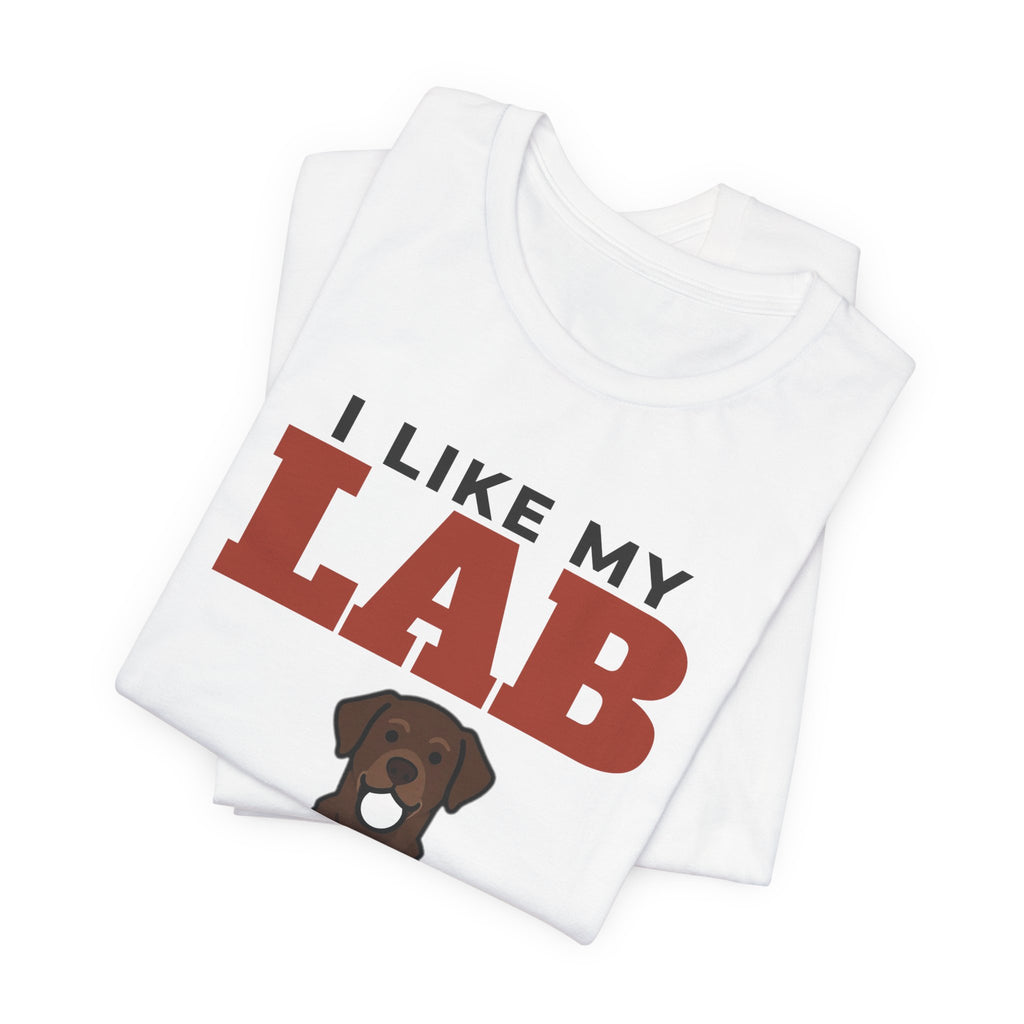 I Like My Labrador, Cold Beer and Maybe 3 People Tee | Funny Labrador Dad Gift
