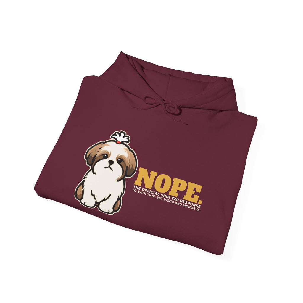 Nope. Funny Shih Tzu Hoodie | Shih Tzu Lover Gift