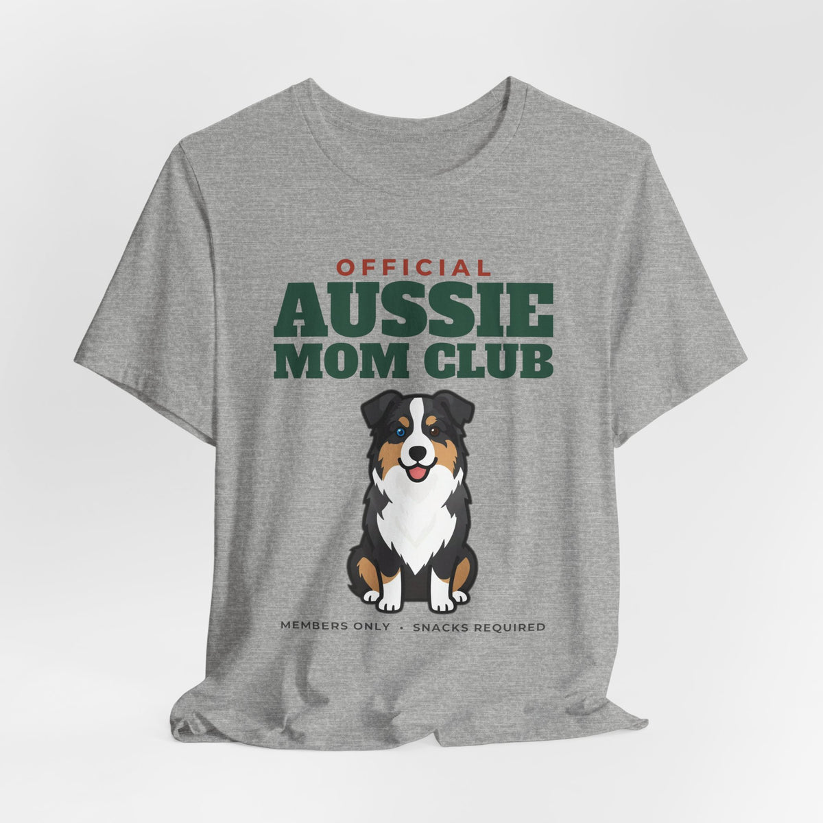 Official Australian Shepherd Mom Club Tee | Australian Shepherd Mom Gift