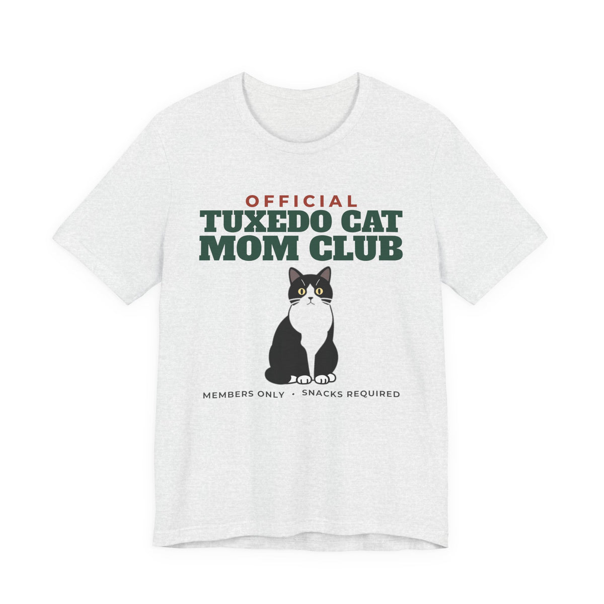 Official Tuxedo Cat Mom Club Tee | Tuxedo Cat Mom Gift