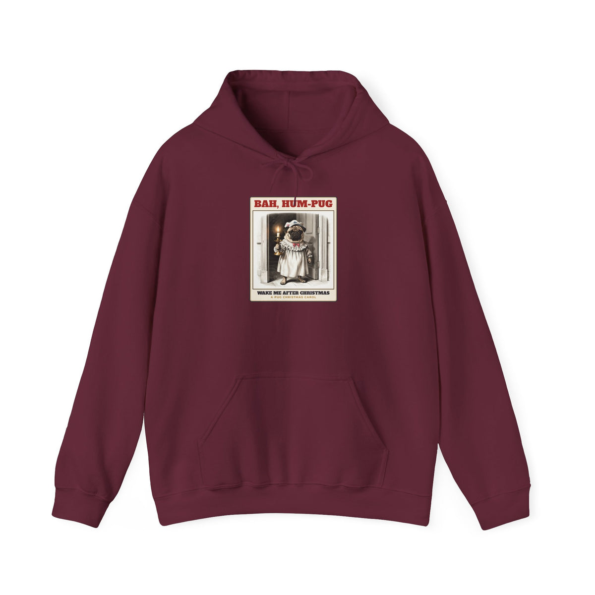 Bah, Hum-Pug Christmas Hoodie | Pug Gift
