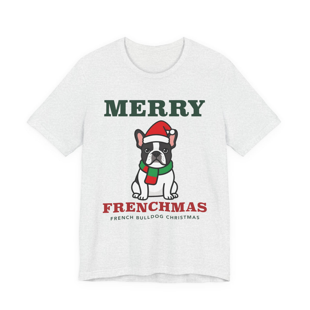 French Bulldog Christmas Shirt | Merry Frenchmas Frenchie Tee | Frenchie Mom Dog Christmas Gift