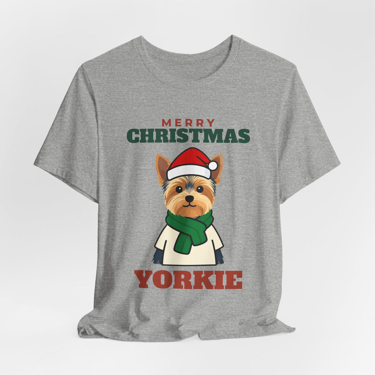 Christmas Yorkie Tee | Merry Christmas Yorkie Gift