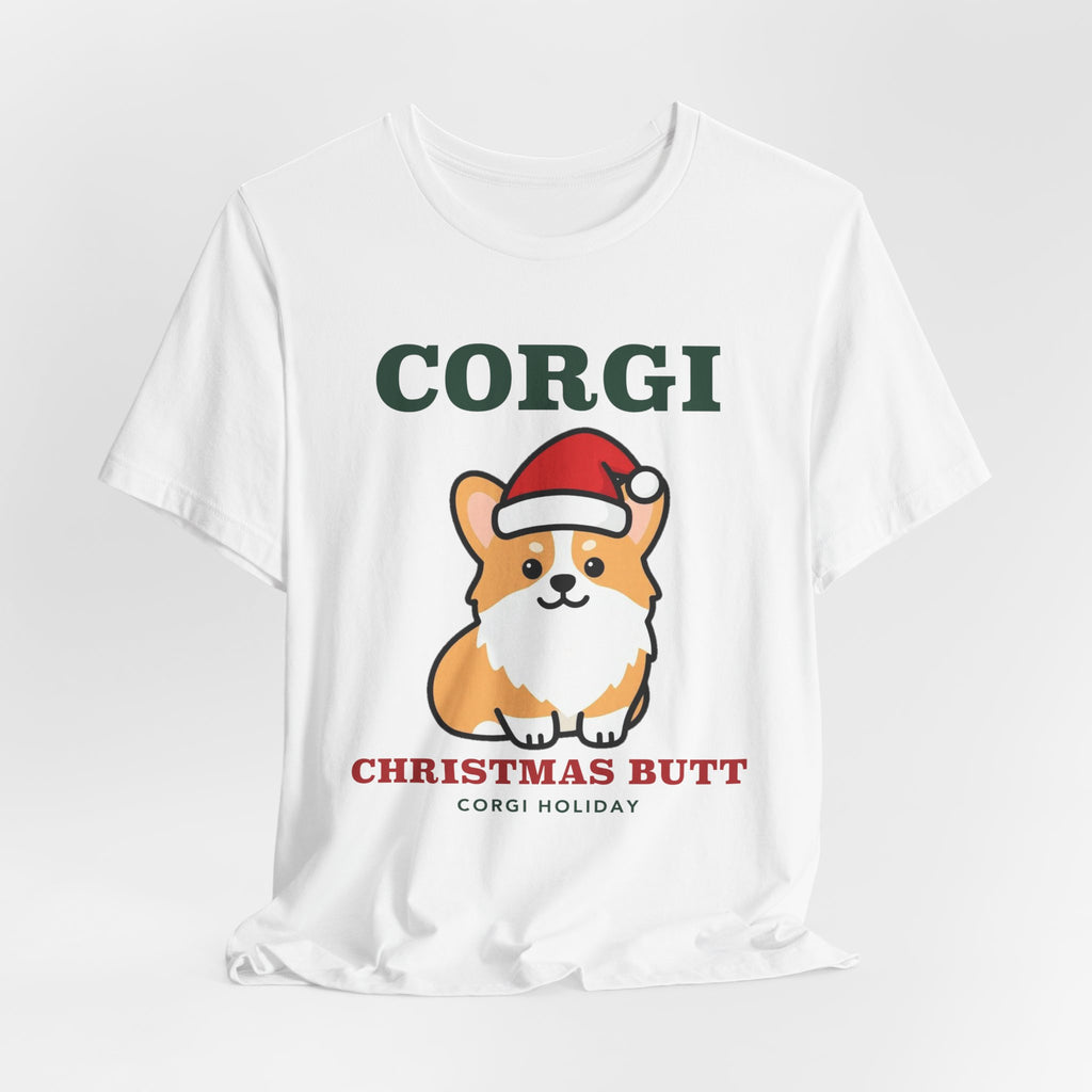 Corgi Christmas Shirt | Corgi Santa Hat Christmas Tee | Corgi Mom Dog Christmas Gift
