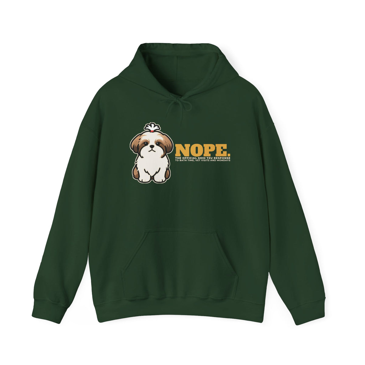 Nope. Funny Shih Tzu Hoodie | Shih Tzu Lover Gift