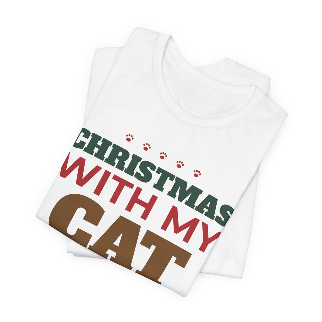 Christmas With My Cat Tee