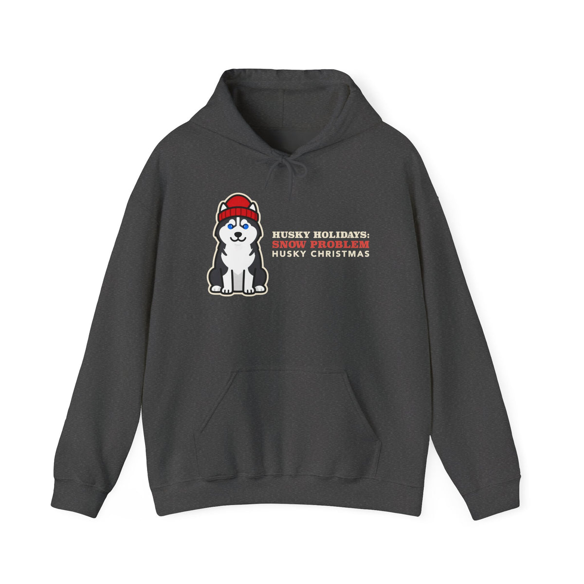 Husky Christmas Hoodie | Siberian Husky Snow Problem Christmas Sweatshirt | Husky Mom Dog Christmas Gift