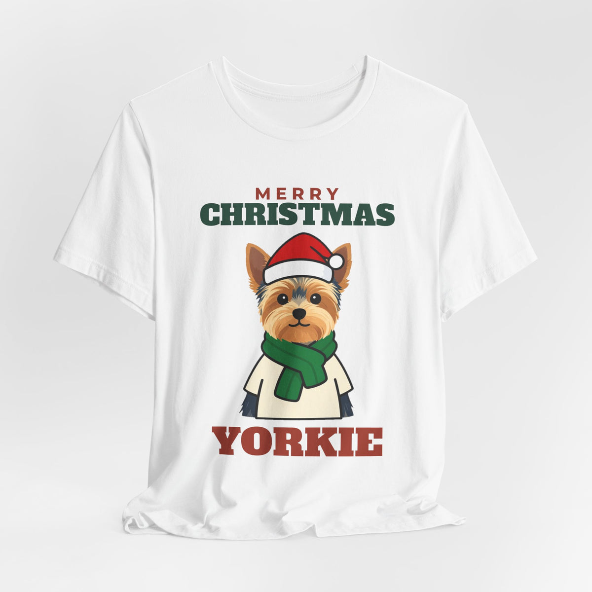 Christmas Yorkie Tee | Merry Christmas Yorkie Gift