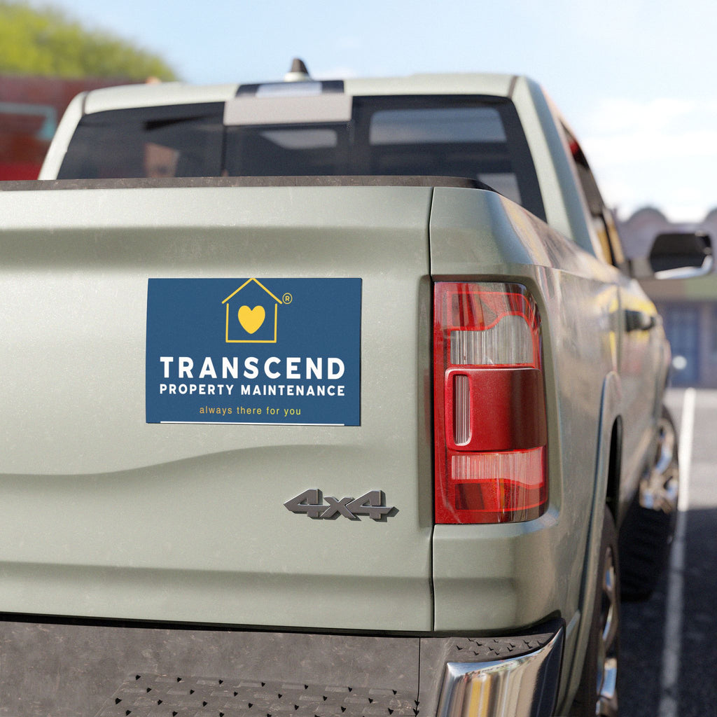 Transcend Property Maintenance Car Magnet