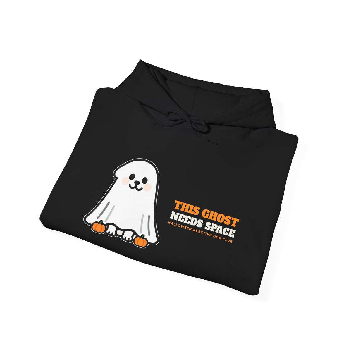 Halloween Dog Hoodie - This Ghost Needs Space | Reactive Dog Gift