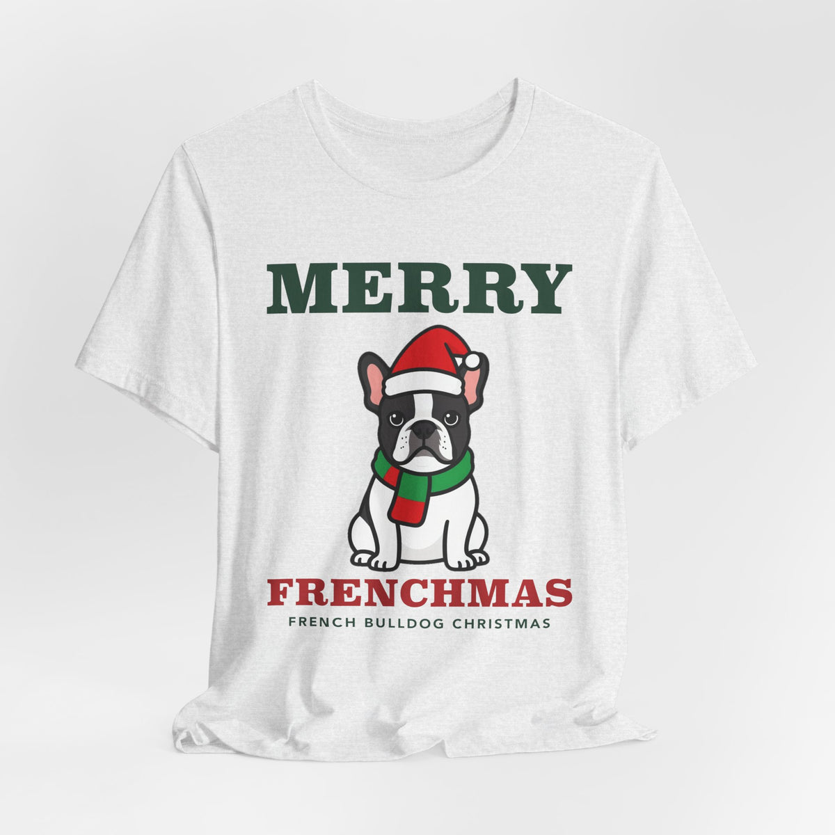 French Bulldog Christmas Shirt | Merry Frenchmas Frenchie Tee | Frenchie Mom Dog Christmas Gift