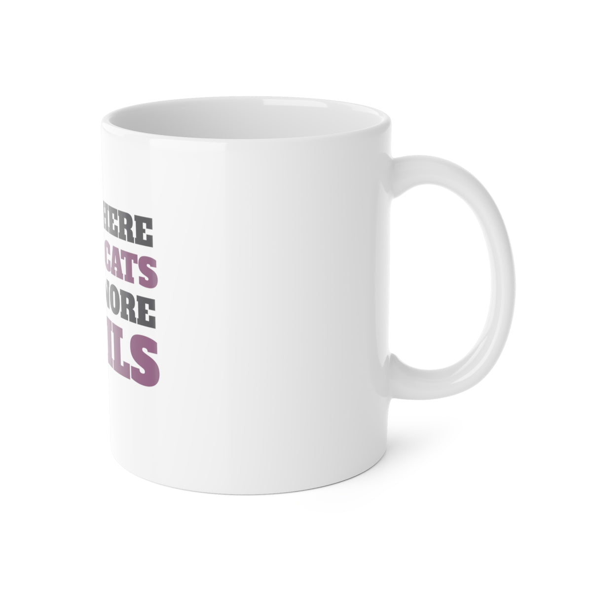 Funny Cat Mug - I Came Here to Pet Cats and Ignore Emails Coffee Cup | Cat Lover Gift