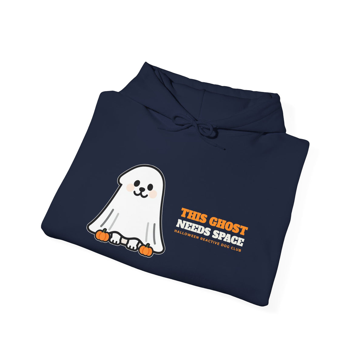 Halloween Dog Hoodie - This Ghost Needs Space | Reactive Dog Gift