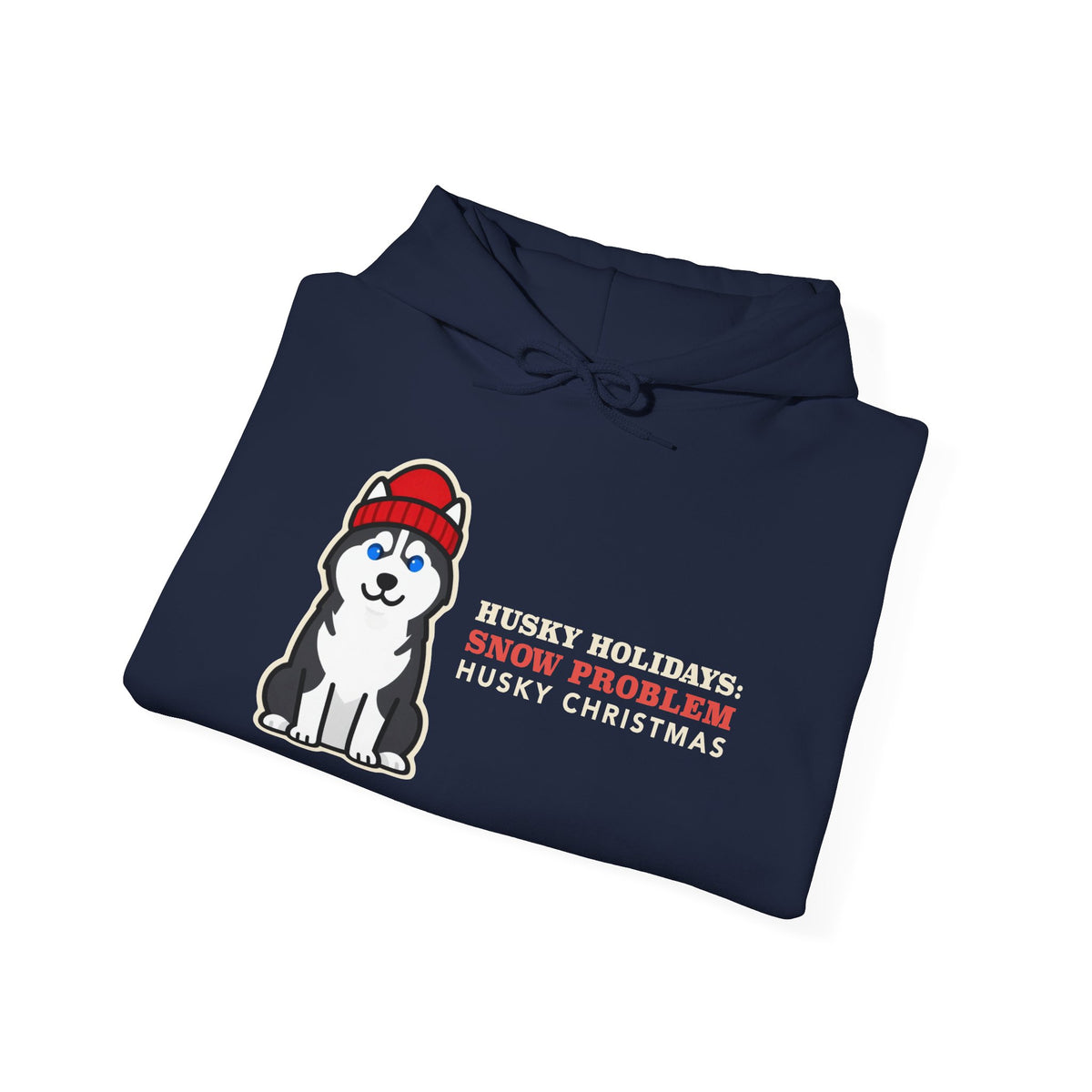 Husky Christmas Hoodie | Siberian Husky Snow Problem Christmas Sweatshirt | Husky Mom Dog Christmas Gift