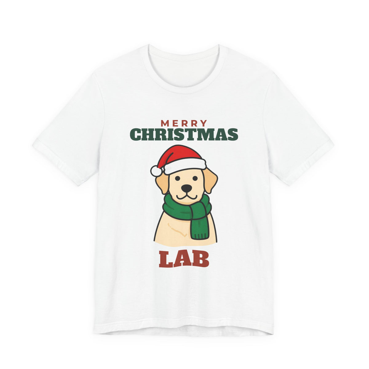 Christmas Labrador tee, Merry Christmas lab gift by Passtime Goods