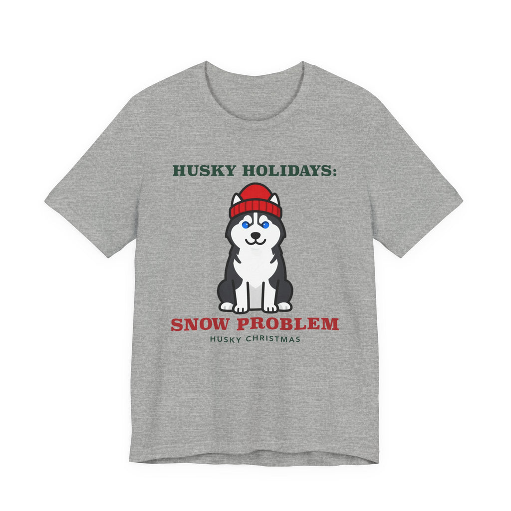 Husky Christmas Shirt | Siberian Husky Snow Problem Christmas Tee | Husky Mom Dog Christmas Gift