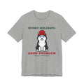 Husky Christmas Shirt | Siberian Husky Snow Problem Christmas Tee | Husky Mom Dog Christmas Gift