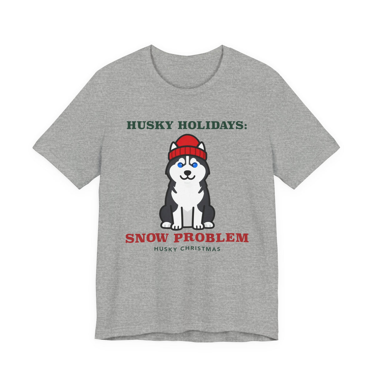 Husky Christmas Shirt | Siberian Husky Snow Problem Christmas Tee | Husky Mom Dog Christmas Gift
