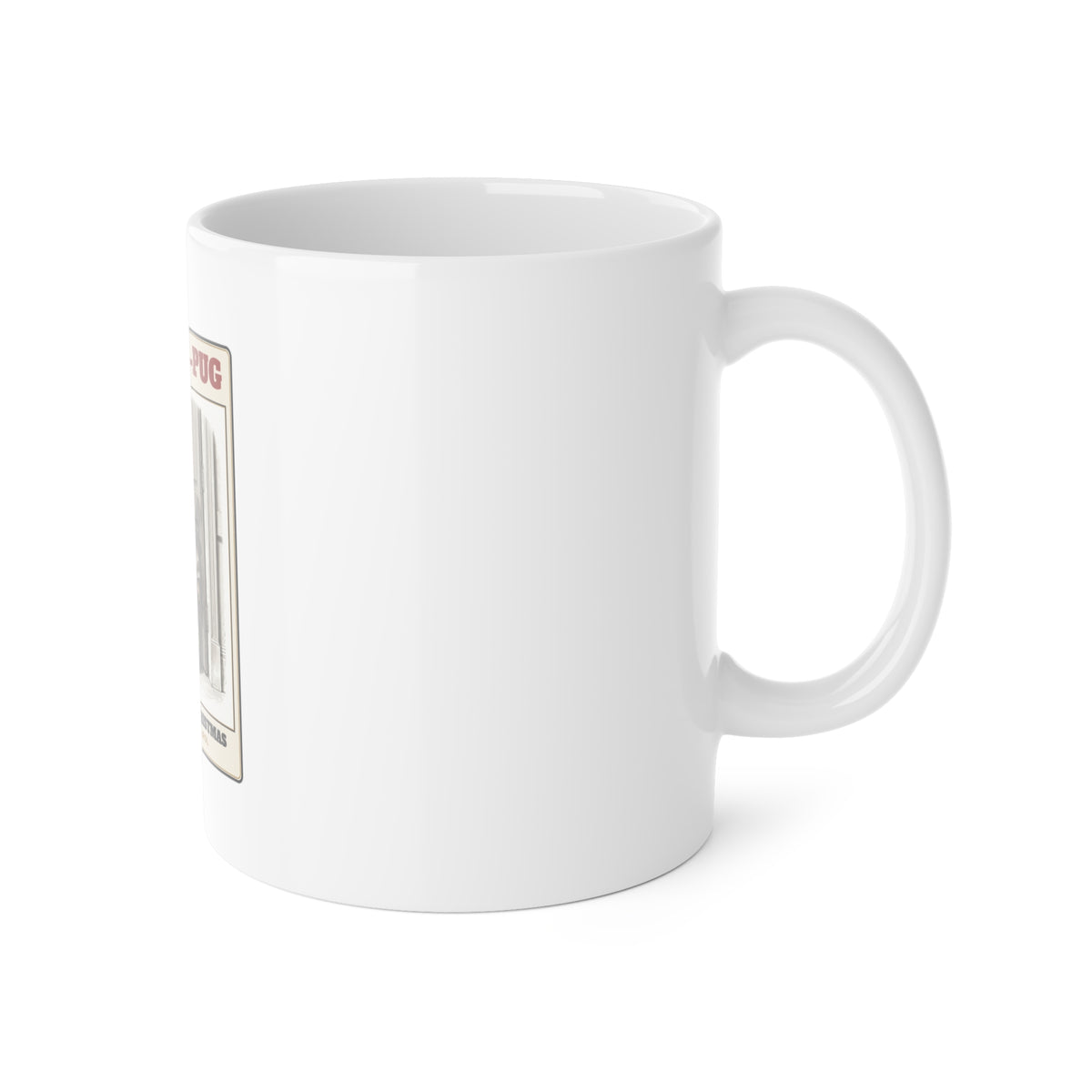Bah, Hum-Pug Christmas Mug | Pug Gift