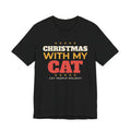 Christmas With My Cat Tee - product photo 4, cat gift by Pastime Goods